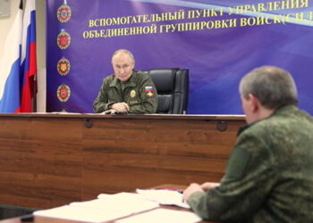 A handout photo made from video released by the Russian Presidential Press Office on 26 October 2025@ANSA