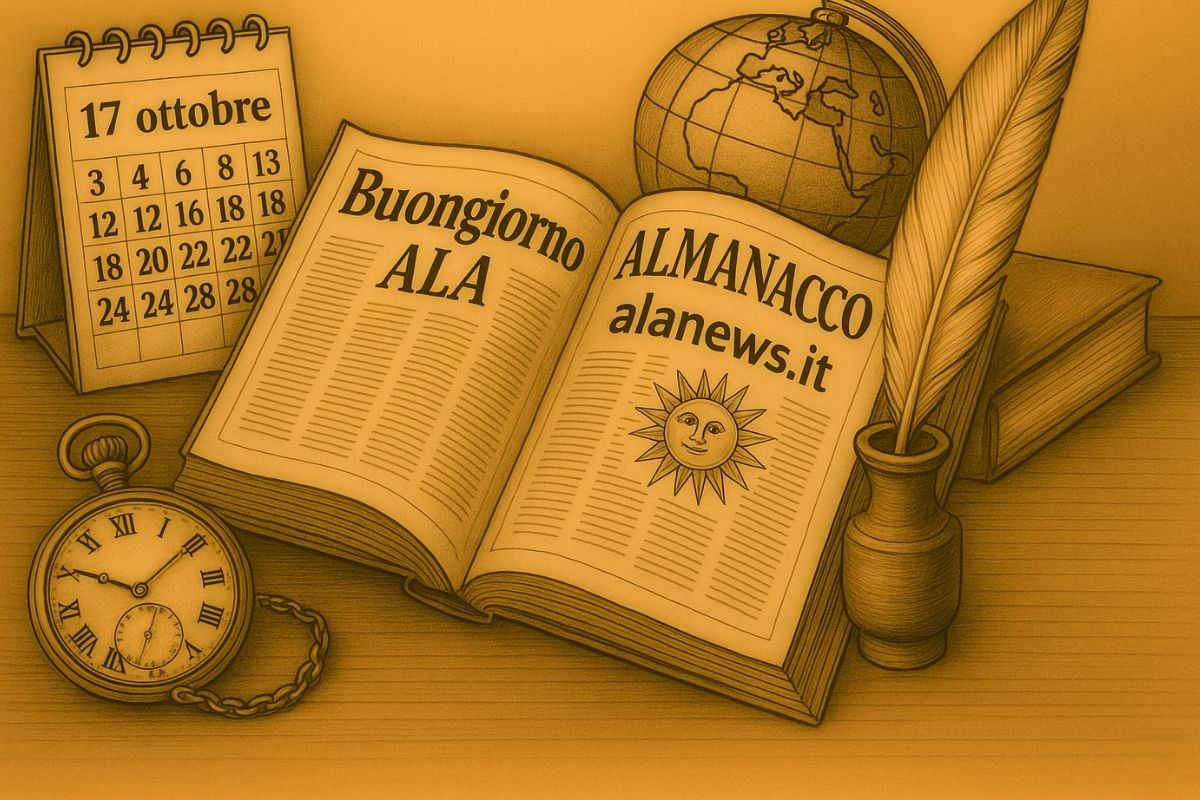 Alamanacco 17 ottobre 2025