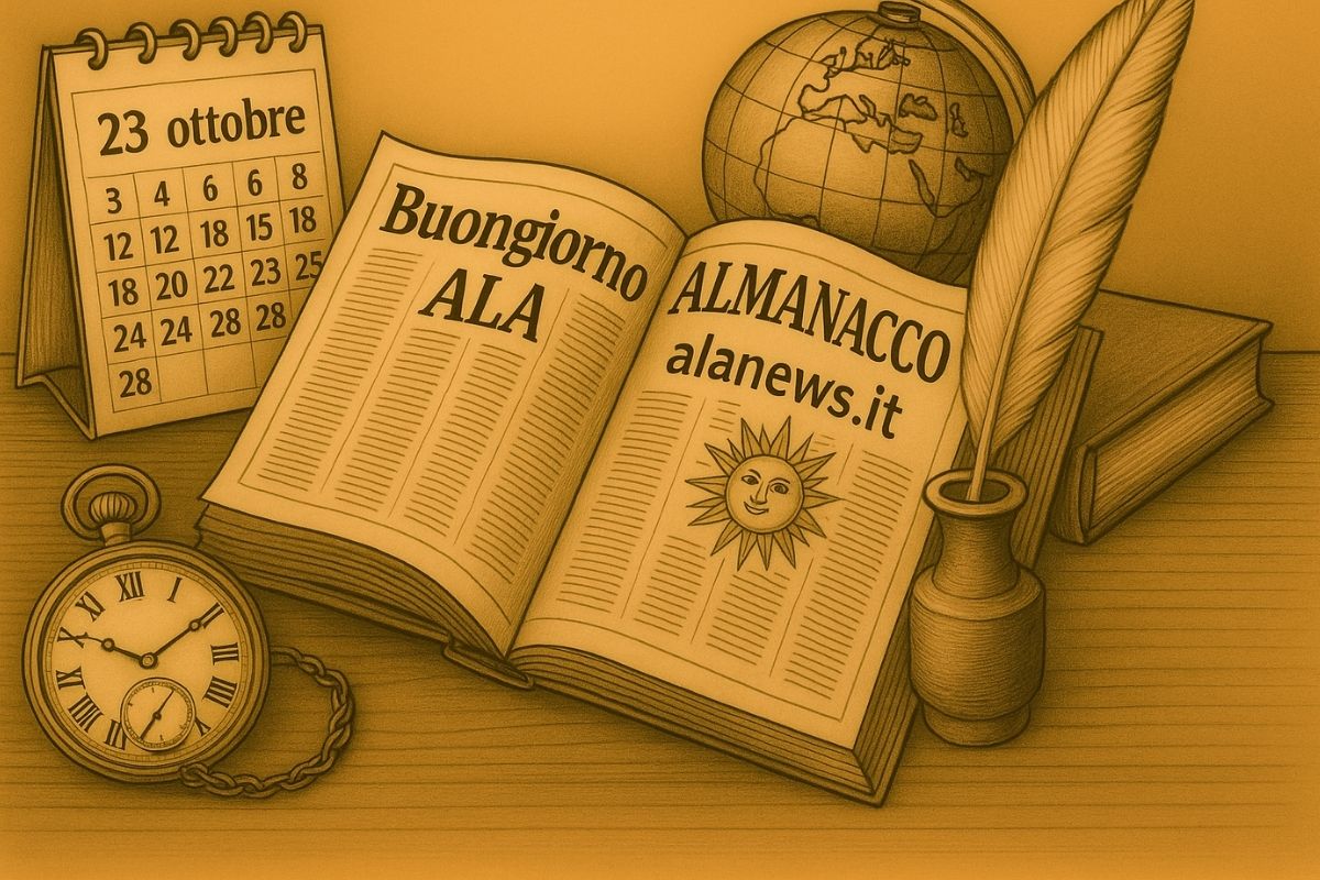 Alamanacco 23 ottobre 2025