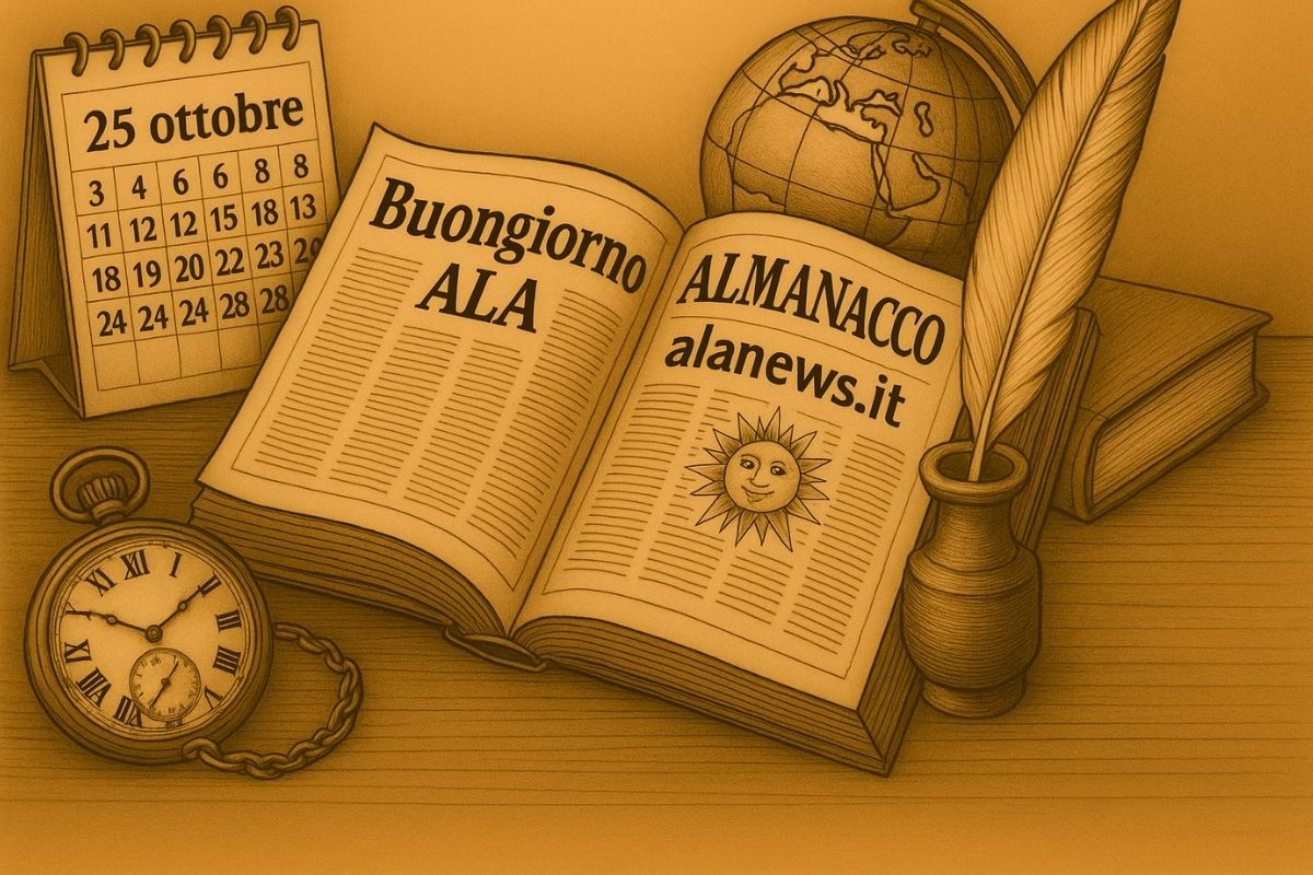 Alamanacco 25 ottobre 2025