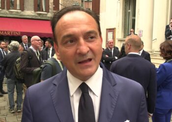 Il presidente della Regione Piemonte Alberto Cirio