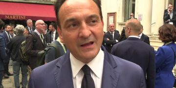 Il presidente della Regione Piemonte Alberto Cirio