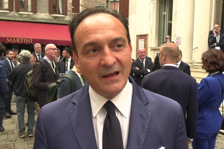 Il presidente della Regione Piemonte Alberto Cirio