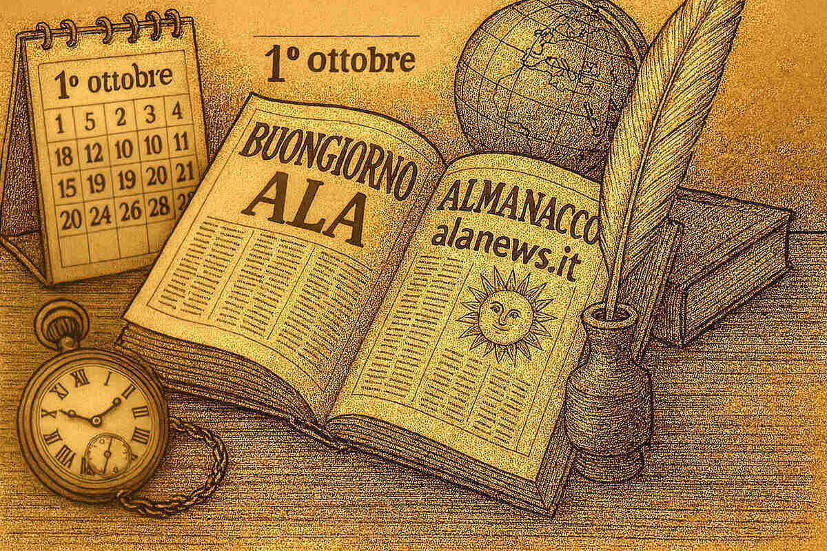 Almanacco Alanews, 1 ottobre 2025@alanews