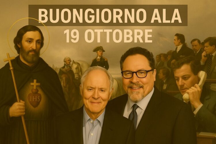 Buongiorno ala 19 ottobre