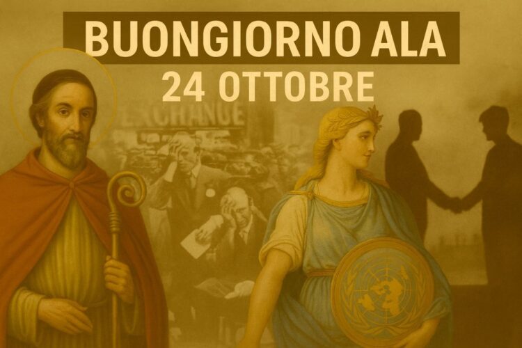 Buongiorno ala 24 ottobre 2025
