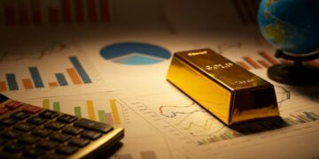 Crollo dell'oro dopo aver toccato il massimo negli scorsi giorni