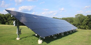 Dei pannelli fotovoltaici