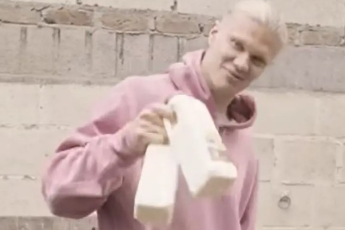 Erling Haaland e il latte crudo