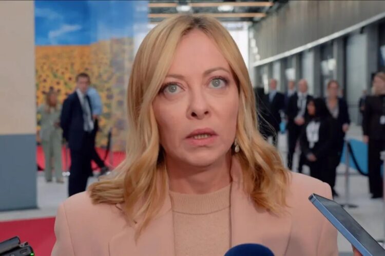 La premier Giorgia Meloni