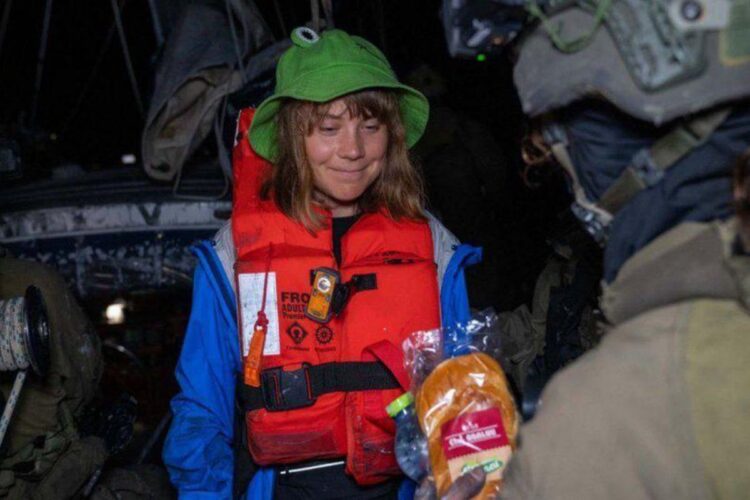 Greta Thunberg fermata sulla Flotilla