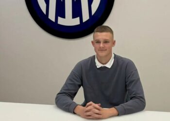 Henrikas Adomavicius giovane portiere dell'Inter