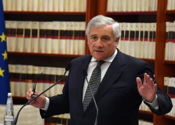 Il ministro degli Affari Esteri e della Cooperazione Internazionale Antonio Tajani