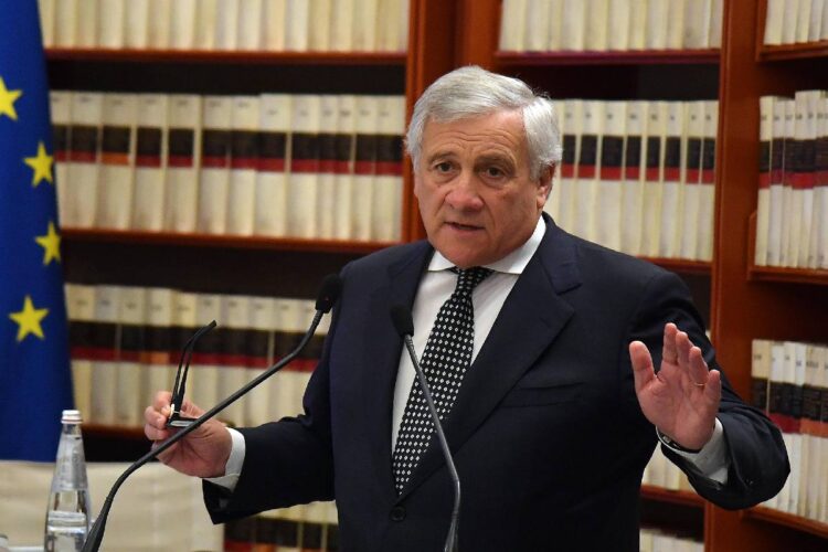 Il ministro degli Affari Esteri e della Cooperazione Internazionale Antonio Tajani
