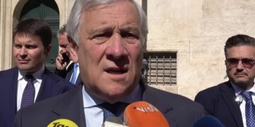 Il ministro degli Esteri Antonio Tajani