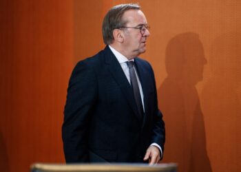 Il ministro della Difesa tedesco Boris Pistorius