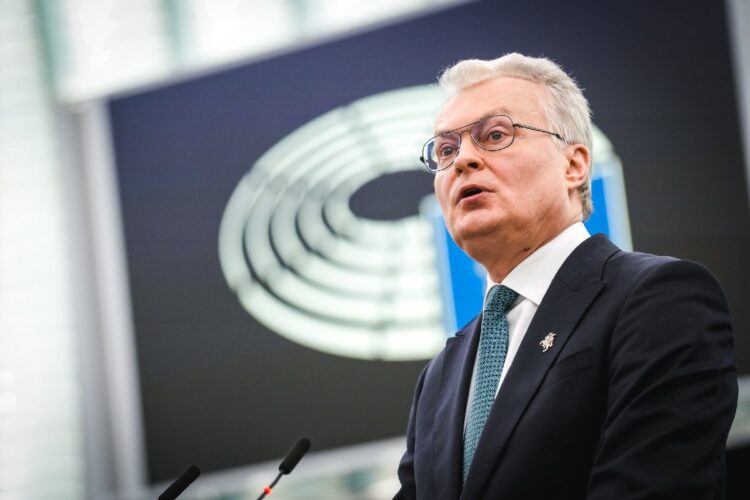 Il presidente della Lituania Gitanas Nausėda