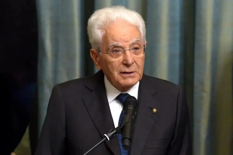 Il presidente della Repubblica Sergio Mattarella