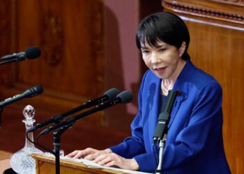 Il primo ministro giapponese Sanae Takaichi