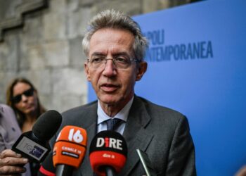 Il sindaco di Napoli Gaetano Manfredi