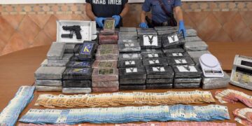 La cocaina sequestrata a Roma