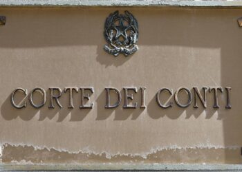La targa della Corte dei Conti