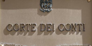 La targa della Corte dei Conti