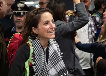Benedetta Scuderi al ritorno in Italia