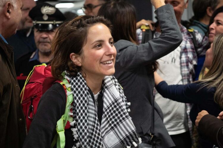 Benedetta Scuderi al ritorno in Italia