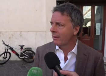 Il leader di Italia Viva Matteo Renzi