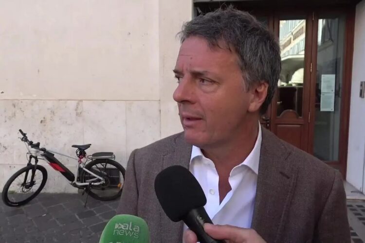 Il leader di Italia Viva Matteo Renzi