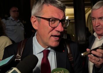 Il segretario generale della CGIL Maurizio Landini