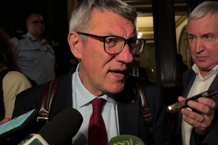 Il segretario generale della CGIL Maurizio Landini