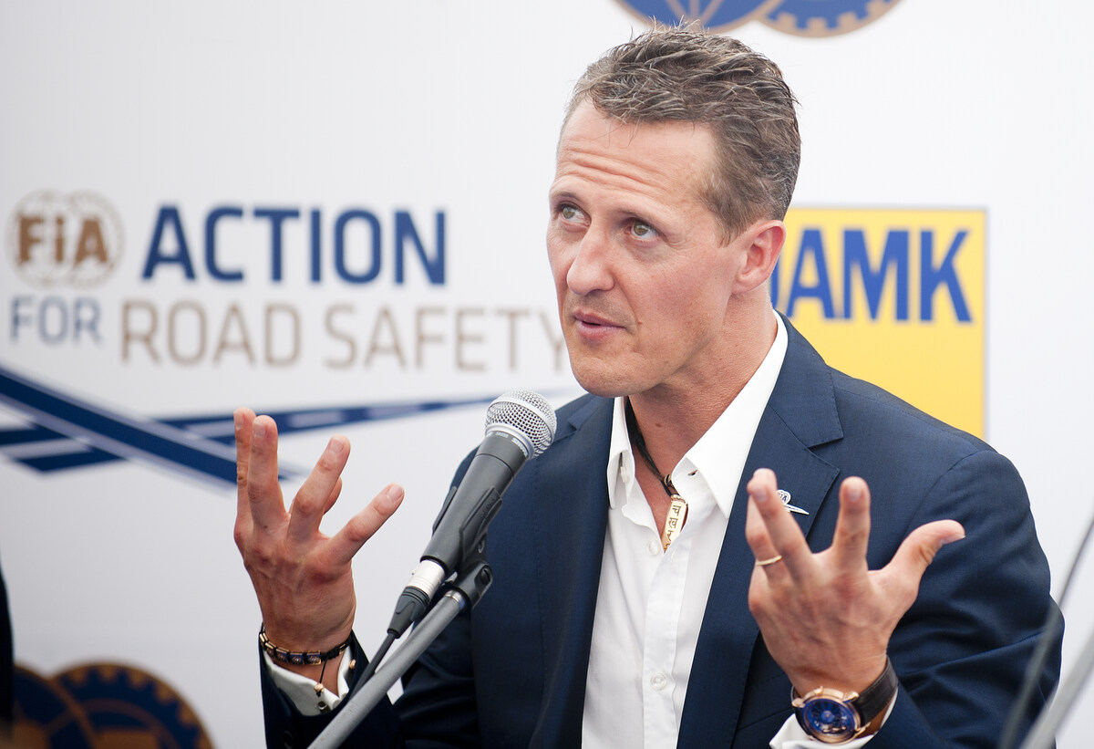 PRAGUE - JUNE 28 German Formula One racing driver Michael Schumacher@alanews