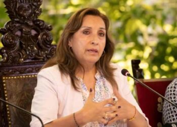 La presidente del Perù appena destituita Dina Boularte