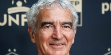 Un primo piano di Raymond Domenech