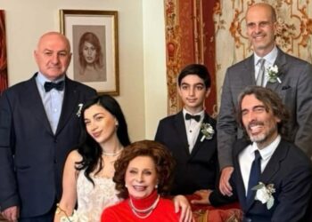Sophia Loren riappare pubblicamente al matrimonio del figlio Carlo Ponti