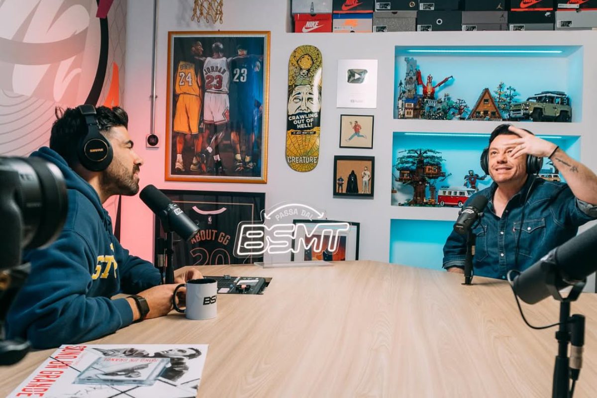 Tiziano Ferro e Gianluca Gazzoli durante la puntata del BSMT