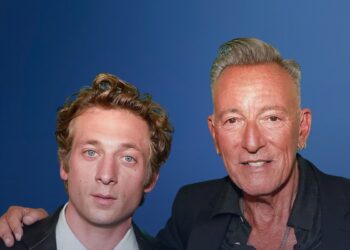 Bruce Springsteen e Jeremy Allen White