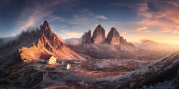 Tre Cime park in Dolomites, Italy@alanews