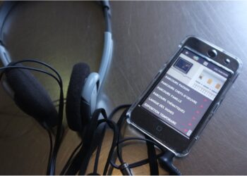 Una audioguida in un museo