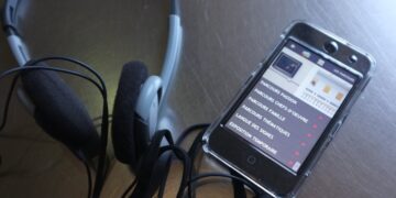 Una audioguida in un museo