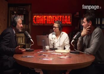 Uno screenshot della puntata di Confidential con Scotto e Tommasi