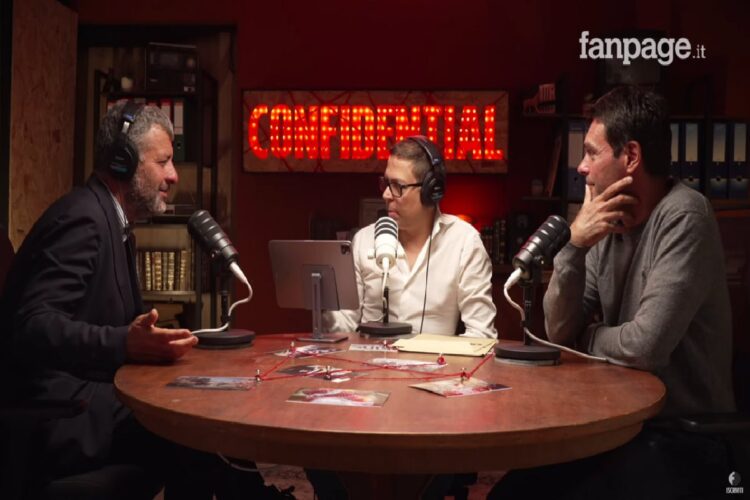 Uno screenshot della puntata di Confidential con Scotto e Tommasi