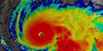 Uragano Melissa in Giamaica