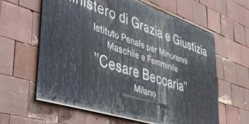 L'insegna del carcere minorile Beccaria