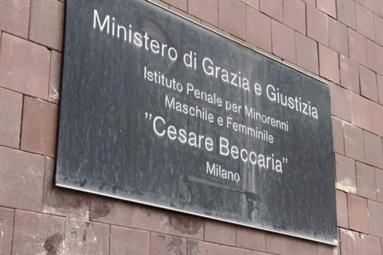 L'insegna del carcere minorile Beccaria