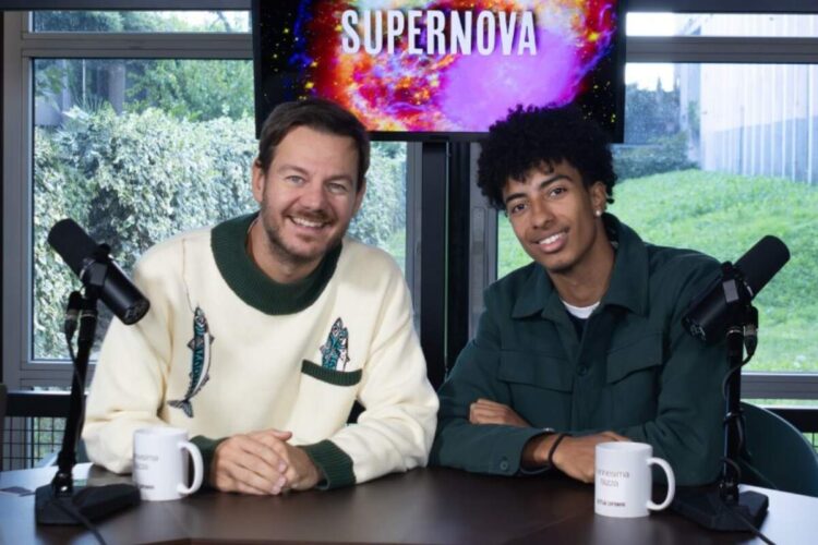 Mattia Furlani e Alessandro Cattelan a Supernova