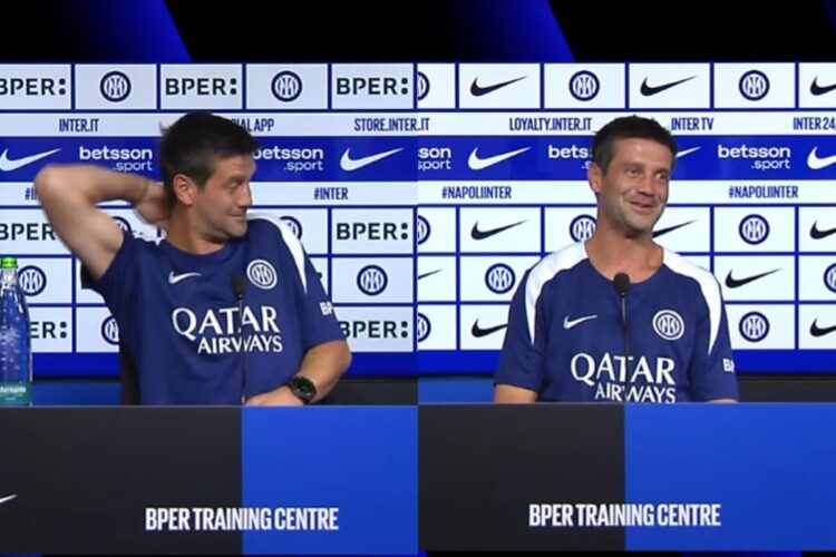 Cristian Chivu in conferenza stampa