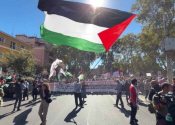 Corteo per la Palestina a Roma